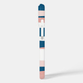 ピンクブルーとホワイト Case-Mate iPhoneケース (裏面 / 左)