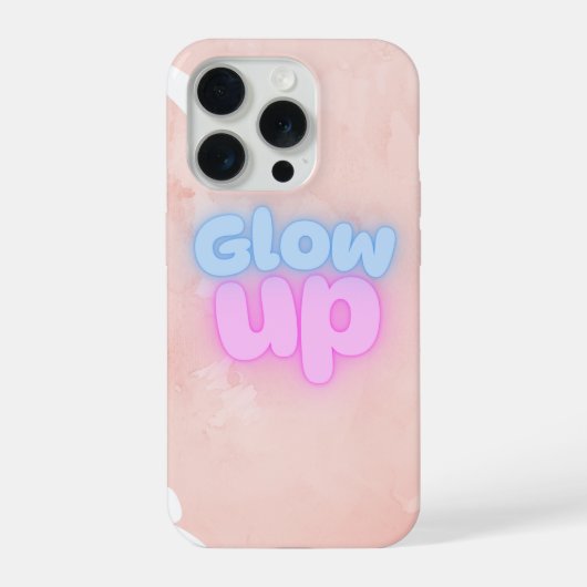 ピンクブルーなiPhoneケース iPhoneケース (裏面)
