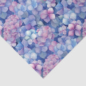 ピンクブルーアジサイフローライン開花 薄葉紙 (詳細)