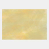 ピンクブルーイエローウォーター色 ラッピングペーパーシート (正面3)