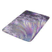 ピンクブルーイエローフラックス抽象芸術素晴らしフラクタルアート バスマット (アングル)