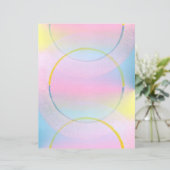 ピンクブルーイエローブレンド&円スクラップブック紙 (スタンド正面)