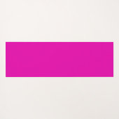 ピンクブルーインディアンゾウ族パターン（の模様が）ある ヨガマット (裏面(横))