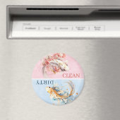 ピンクブルーウォーターカラー金ゴールドコイ魚食洗機 マグネット (インサイチュ (食洗機))