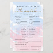 ピンクブルーウォーター色金ゴールドママがゲームを知っている (正面/裏面)