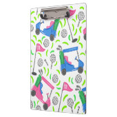 ピンクブルーグリーンゴルフ クリップボード (左)