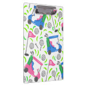 ピンクブルーグリーンゴルフ クリップボード (右)