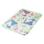 ピンクブルーグリーンゴルフ バスマット (アングル)