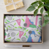 ピンクブルーグリーンゴルフ 薄葉紙 (ギフト)