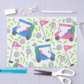 ピンクブルーグリーンゴルフ 薄葉紙 (クラフト)