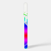 ピンクブルーグリーンサークル名テンプレート Case-Mate iPhoneケース (裏面 / 左)