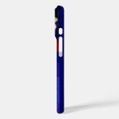 ピンクブルーグリーンフローラモノグラム Case-Mate iPhoneケース (裏面 / 左)