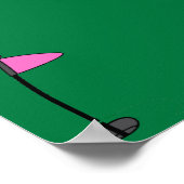 ピンクブルーゴルフジェンダーリビールゲーム,あなたの投票をキャスト ポスター (角)