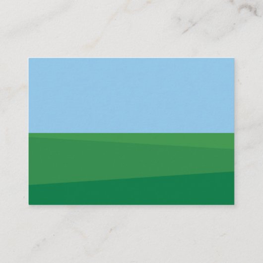 ピンクブルーゴルフ性別リビールブックリクエスト エンクロージャーカード (裏面)