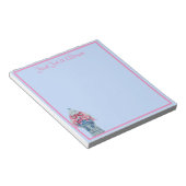 ピンクブルージンジャージャースメモ帳 ノートパッド (アングル)