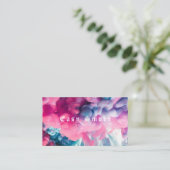 ピンクブルースモークヴァップショップ名刺 名刺 (スタンド正面)