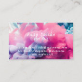 ピンクブルースモークヴァップショップ名刺 名刺 (裏面)