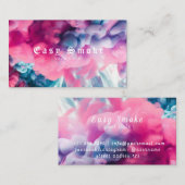 ピンクブルースモークヴァップショップ名刺 名刺 (正面/裏面)
