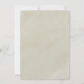 ピンクブルーセージのアイスクリームコーンブライダルシャワー 招待状 (裏面)