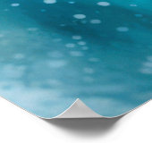 ピンクブルーチョークスケッチフィッシュiii ポスター (角)