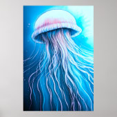 ピンクブルーチョークスケッチ ポスター (正面)