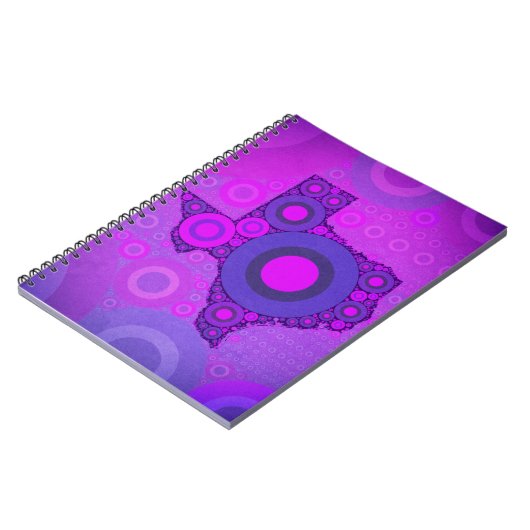 ピンクブルーテキサス州モザイク ノートブック (左側)