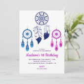 ピンクブルートライバルボホドリーム捕手バースデーパーティー 招待状 (スタンド正面)