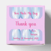 ピンクブルーハート優先ボックス フェイバーボックス (上部)