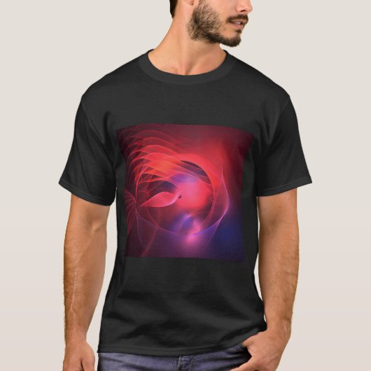 ピンクブルーフィッシュ Tシャツ (正面)