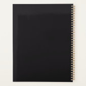 ピンクブルーフラワーブーケ美容師アポイントメント プランナー手帳 (裏面)