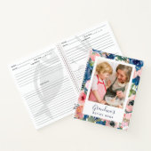 ピンクブルーフローラフォトグランマレシピ本 ノートブック (内部)