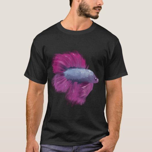 ピンクブルーベタ Tシャツ (正面)