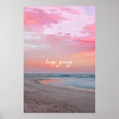 ピンクブルーワンフォト保自然継続中 ポスター (正面)