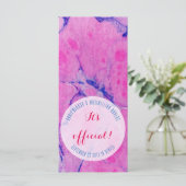 ピンクブルー大理石カード プログラム (スタンド正面)