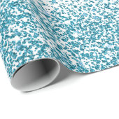 ピンクブルー紙吹雪グリッター性別表示パーティー ラッピングペーパー (ロールコーナー)