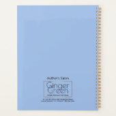 ピンクブルー金ゴールドバルーン プランナー手帳 (裏面)