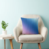 ピンクブルー，ピンク，ストライプグラデーション, クッション (椅子)