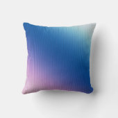ピンクブルー，ピンク，ストライプグラデーション, クッション (裏面)