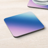 ピンクブルー,ピンク,ストライプ色,グラデーションピンク色グラデーション コースター (左側)