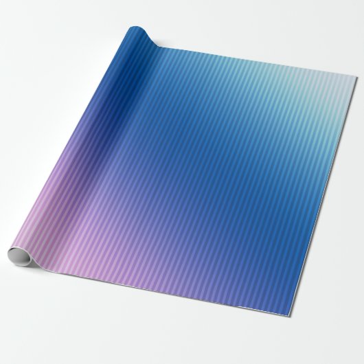 ピンクブルー,ピンク,ストライプ色,グラデーションピンク色グラデーション ラッピングペーパー (アンロールド)