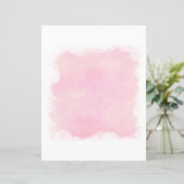 ピンクブレンドホワイトクラウドベビースクラップブック紙 (スタンド正面)