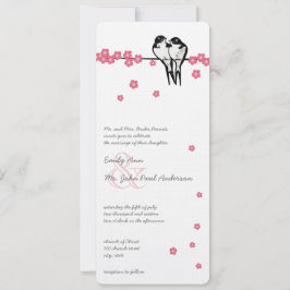 ピンクブロッサムエンチャントフォレスト《鳥》アメリカゴガラ結婚ズ 招待状