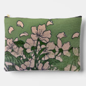 ピンクブロッサムカスケードプリントカットソーバッグ アクセサリーポーチ (正面)