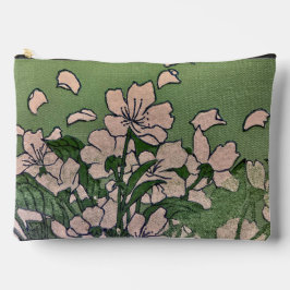 ピンクブロッサムカスケードプリントカットソーバッグ アクセサリーポーチ