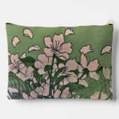 ピンクブロッサムカスケードプリントカットソーバッグ アクセサリーポーチ (裏面)