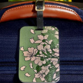 ピンクブロッサムカスケード荷物タグ ラゲッジタグ