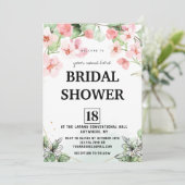 ピンクブロッサムブライダルシャワー 招待状 (スタンド正面)