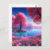 ピンクブロッサムヘブン ポストカード (正面/裏面)