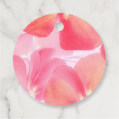 ピンクブロッサムベビーイン開花ベビーシャワー フェイバータグ (裏面)