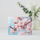 ピンクブロッサム魔法 インビテーションポストカード (スタンド正面)